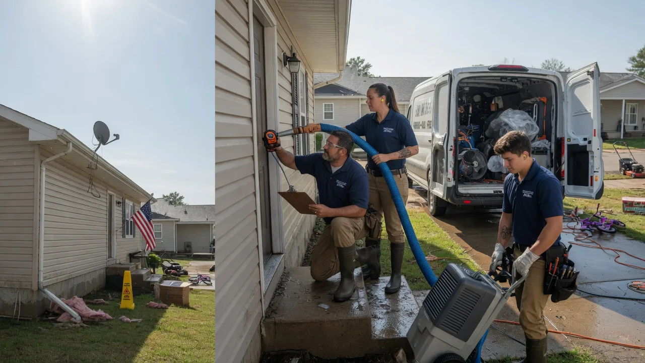 Ceiling Water Damage Restoration in Cowgill, MO near me